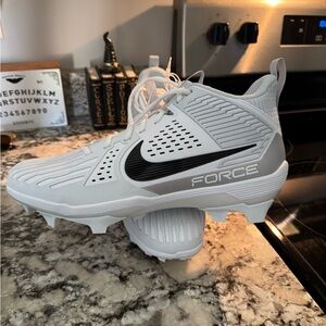 Nike White and Black Force Savage Pro 3 New